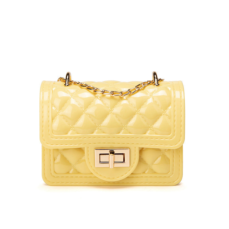 Golden Pearl Diamond Mini Chain Bag