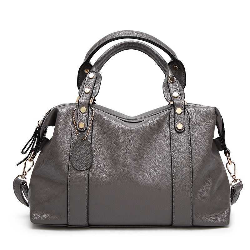 Edgy Boston Rivet Style Shoulder Bag