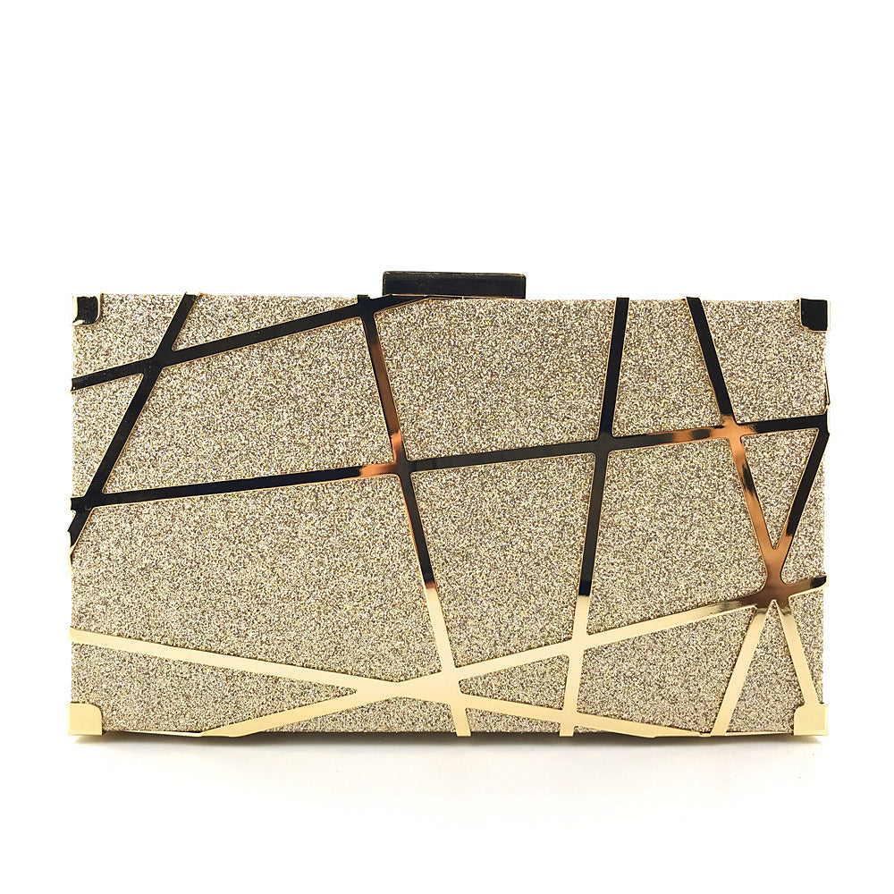 Glam Glitter Chain Party Clutch