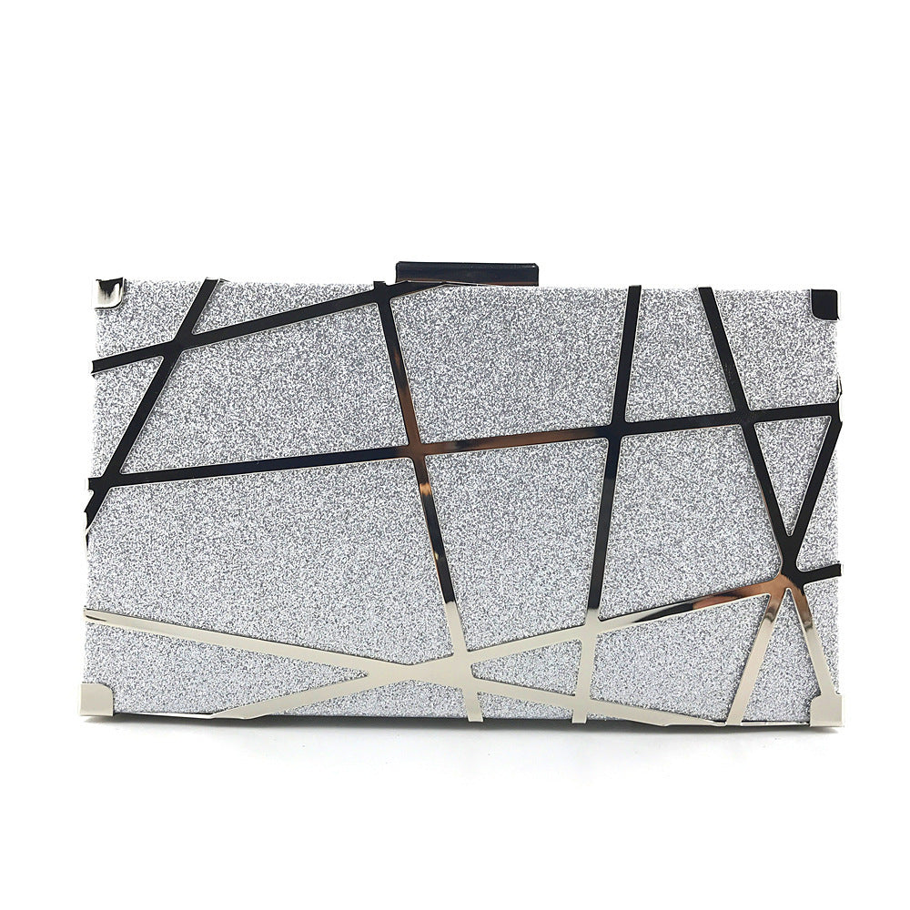 Glam Glitter Chain Party Clutch